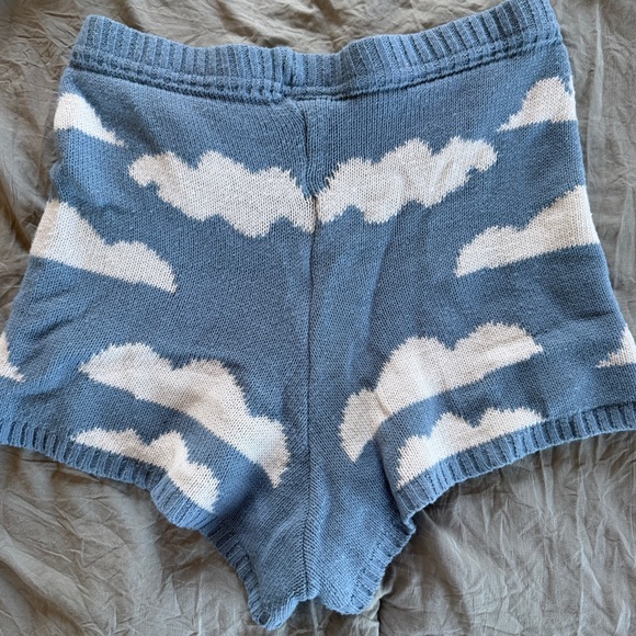 Nasty Gal 2pc Cloud Print Knit Lounge Set - Picture 4 of 9